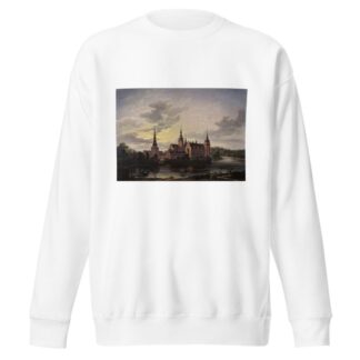 Frederiksborg Castle by Moonlight by Johan Christian Dahl Sweatshirt