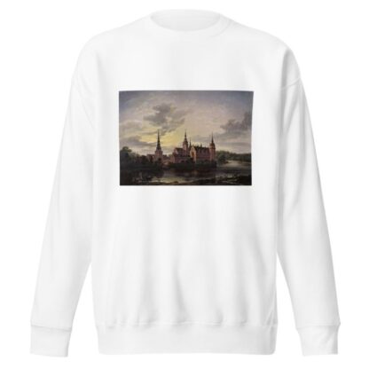 Frederiksborg Castle by Moonlight by Johan Christian Dahl Sweatshirt