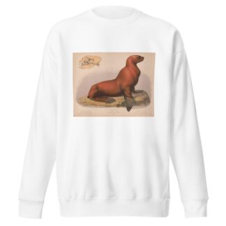 Sea lion. Eumetopias stelleri. Male by Louis Prang & Co. Sweatshirt