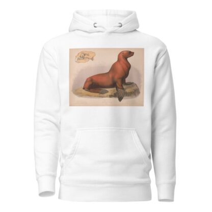 Sea lion. Eumetopias stelleri. Male by Louis Prang & Co. Hoodie