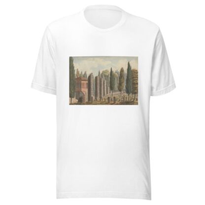Burial Ground Surrounded by Ruined Columns and Pinetrees….Turkey by Willey Reveley T-Shirt