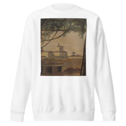 View to the Quirinal from the Villa Malta, Rome by Gustaf Söderberg Sweatshirt