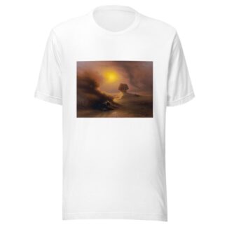 A Caravan Surprised By The Samoom In Front Of The Sphinx by Johann Jakob Frey T-Shirt