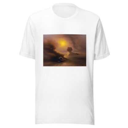 A Caravan Surprised By The Samoom In Front Of The Sphinx by Johann Jakob Frey T-Shirt