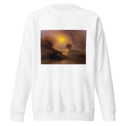 A Caravan Surprised By The Samoom In Front Of The Sphinx by Johann Jakob Frey Sweatshirt