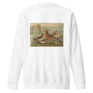 Tringa canutus, Tringa maritima by Johann Friedrich Naumann Sweatshirt