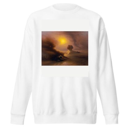 A Caravan Surprised By The Samoom In Front Of The Sphinx by Johann Jakob Frey Sweatshirt