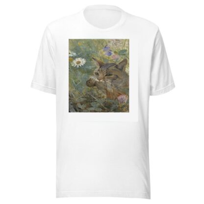 A Cat with a Young Bird in its Mouth by Bruno Liljefors T-Shirt