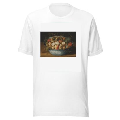 A Chinese bowl with apples, plumbs, grapes and nuts by Osias Beert the Elder T-Shirt