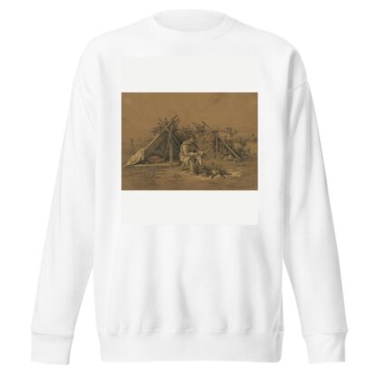 A Christmas dinner. A scene on the outer picket line by Edwin Forbes Sweatshirt