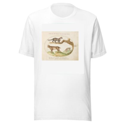 A Civet, a Lynx, and a Hyena Eating a Dog by Joris Hoefnagel T-Shirt