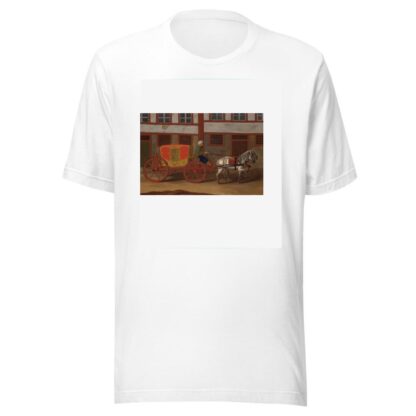 A Coachman with a Team of Horses and Covered Carriage by Anonymous T-Shirt