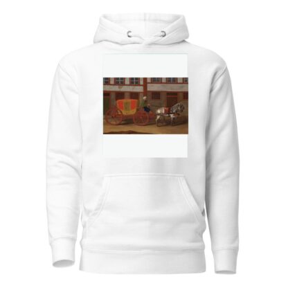 A Coachman with a Team of Horses and Covered Carriage by Anonymous Hoodie