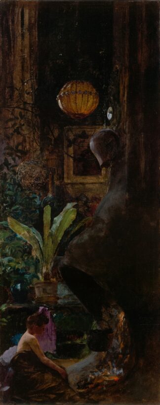 A Corner of the 72nd Street Studio by Louis Comfort Tiffany