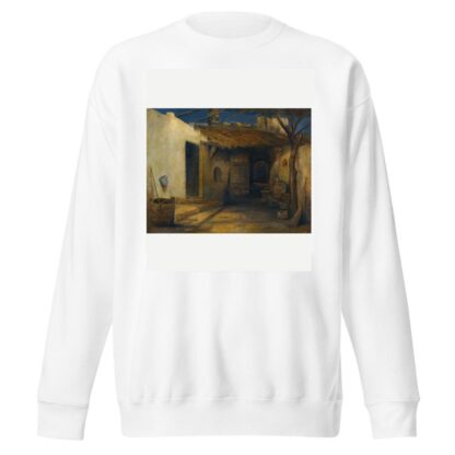 A Courtyard by Polychronis Lembessis Sweatshirt
