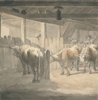 A Cow Byre by Robert Hills