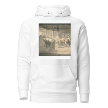 A Cow Byre by Robert Hills Hoodie