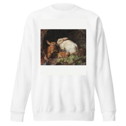 A Family of Hares by Friedrich Heimerdinger Sweatshirt