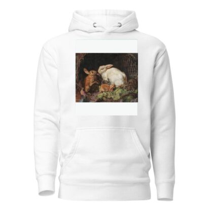 A Family of Hares by Friedrich Heimerdinger Hoodie