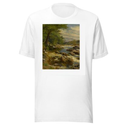 A Fast Flowing River by Peder Mørk Mønsted T-Shirt