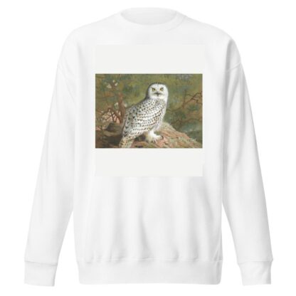 A Female Snowy Owl by Archibald Thorburn Sweatshirt