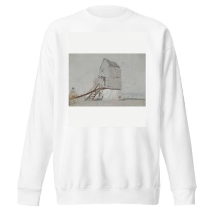 A Figure Beside A Windmill by George Bryant Campion Sweatshirt
