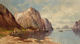 A Fjord by Olaf Petersen
