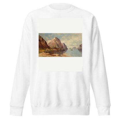 A Fjord by Olaf Petersen Sweatshirt