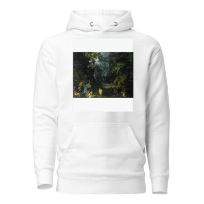 A Forest Landscape With Bathing Nymphs And Leda And The Swan by Roelant Savery Hoodie