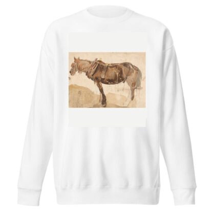 A Horse in Harness Seen From the Near Side by Thomas Sidney Cooper Sweatshirt