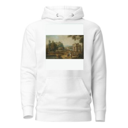 A Landscape With A Roman Ruin And Figures Resting Beside A Stream by Giuseppe Zais Hoodie