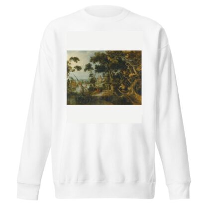 A Landscape With Christ And His Disciples On The Road To Emmaus by Gillis Claesz. de Hondecoeter Sweatshirt