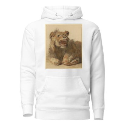 A Lion Snarling by Cornelis Saftleven Hoodie