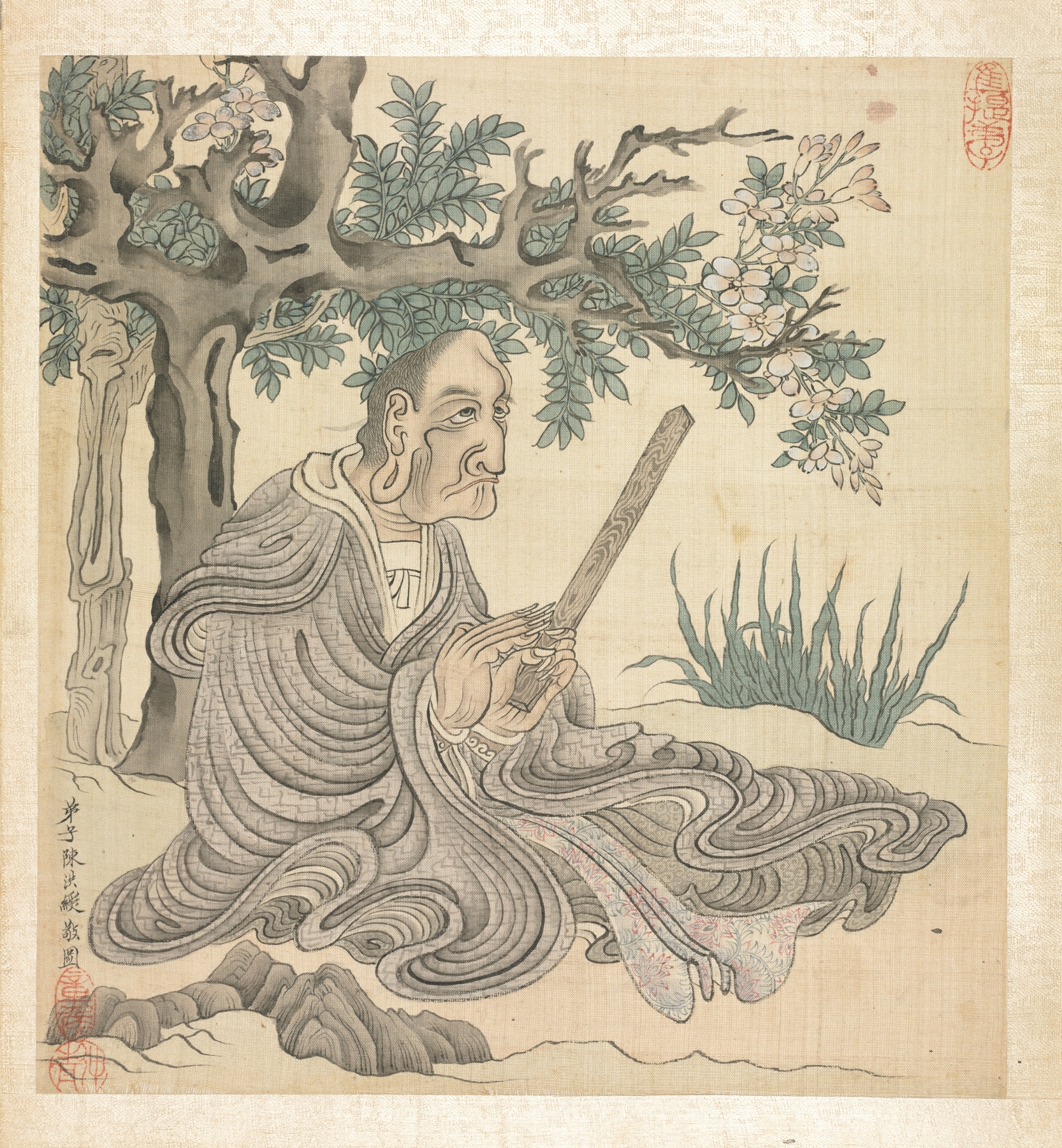A Lohan [after Kuan-hsiu] by Chen Hongshou