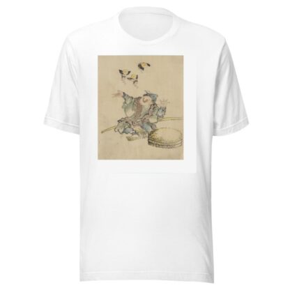 A man, sitting on the ground by Katsushika Hokusai T-Shirt