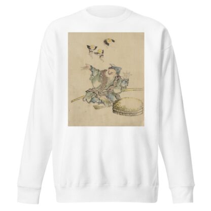 A man, sitting on the ground by Katsushika Hokusai Sweatshirt