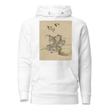 A man, sitting on the ground by Katsushika Hokusai Hoodie