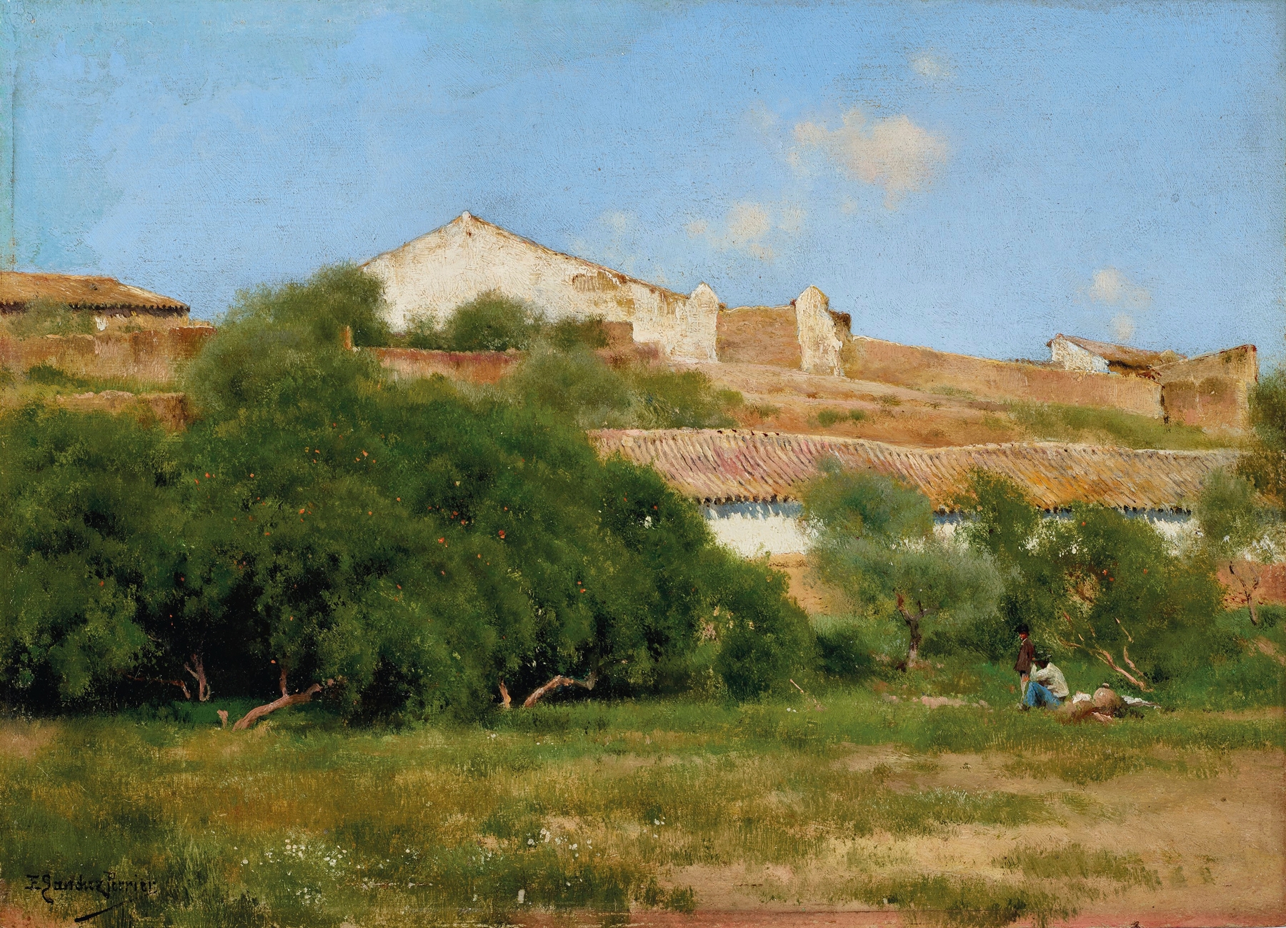 A midday’s rest by Emilio Sánchez-Perrier