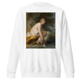 A Nymph At Her Bath by Charles-André van Loo Sweatshirt