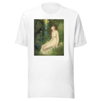 A nymph beside a pool by Reginald Granville Eves T-Shirt