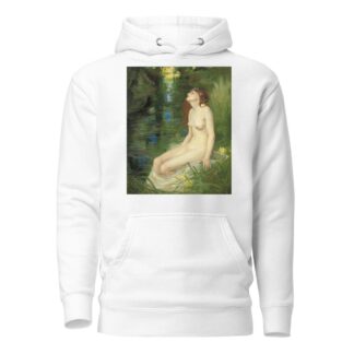 A nymph beside a pool by Reginald Granville Eves Hoodie