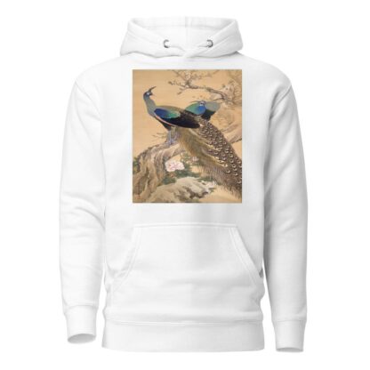 A Pair of Peacocks in Spring by Imao Keinen Hoodie