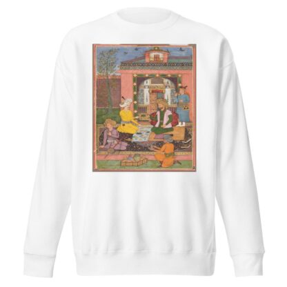 A Royal Picnic on a Terrace by Muhammad Ali Sweatshirt