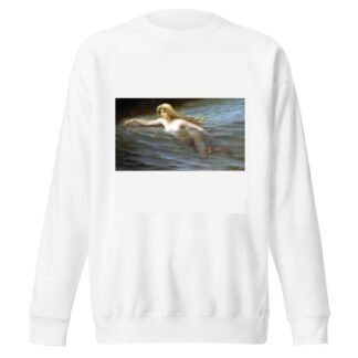 A sea nymph by Luis Ricardo Falero Sweatshirt