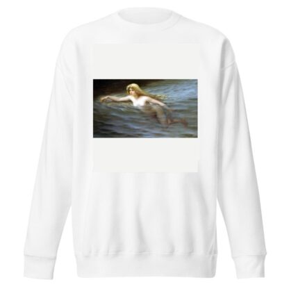 A sea nymph by Luis Ricardo Falero Sweatshirt