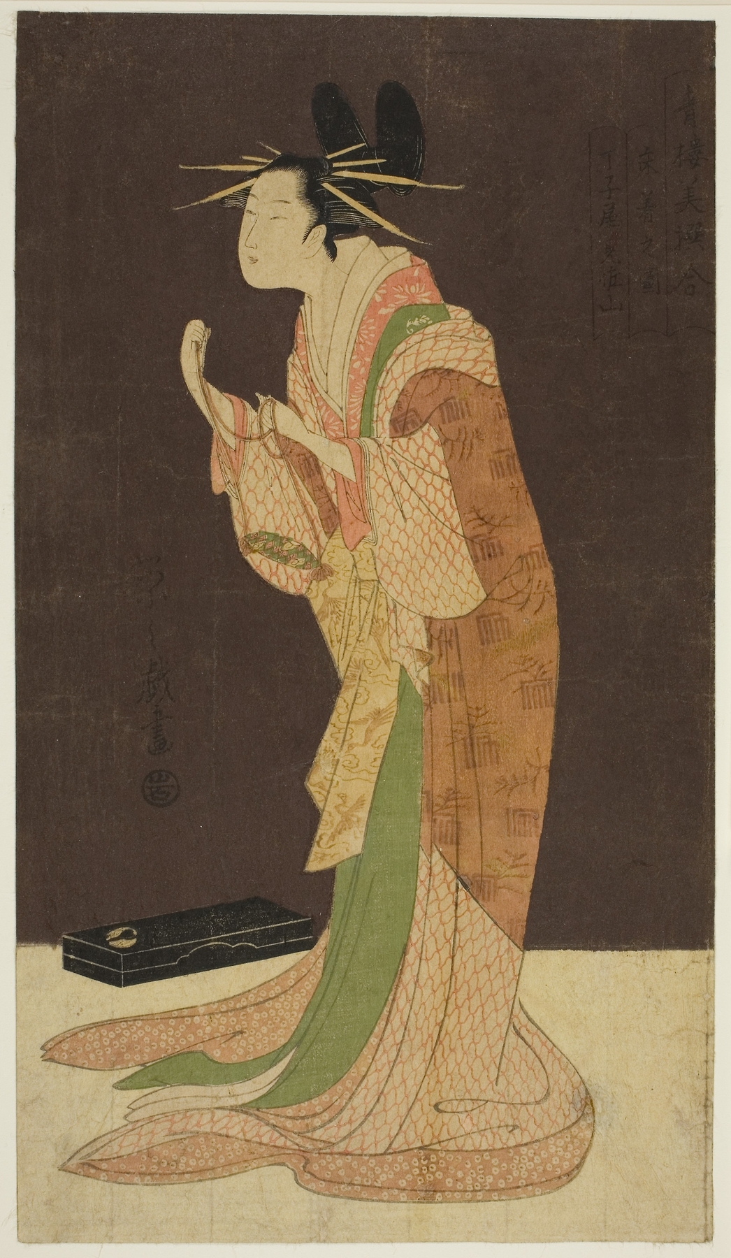 A Selection of Beauty from the Pleasure Quarters by Chōbunsai Eishi