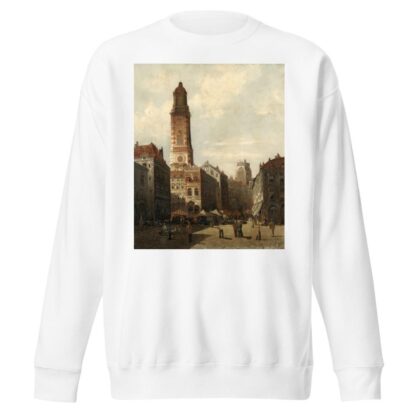 A street market by August Von Siegen Sweatshirt