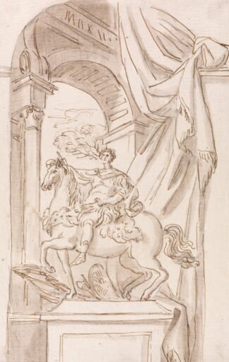 A Study of Agostino Cornacchini’s Statue of Charlemagne, St. Peter’s Basilica, Rome by Joseph Wilton