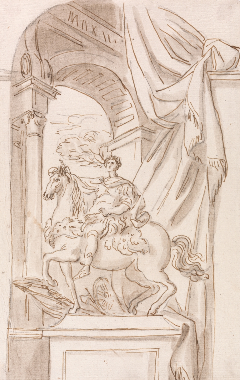 A Study of Agostino Cornacchini’s Statue of Charlemagne, St. Peter’s Basilica, Rome by Joseph Wilton