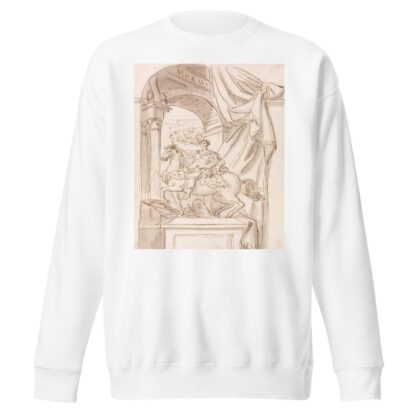 A Study of Agostino Cornacchini’s Statue of Charlemagne, St. Peter’s Basilica, Rome by Joseph Wilton Sweatshirt